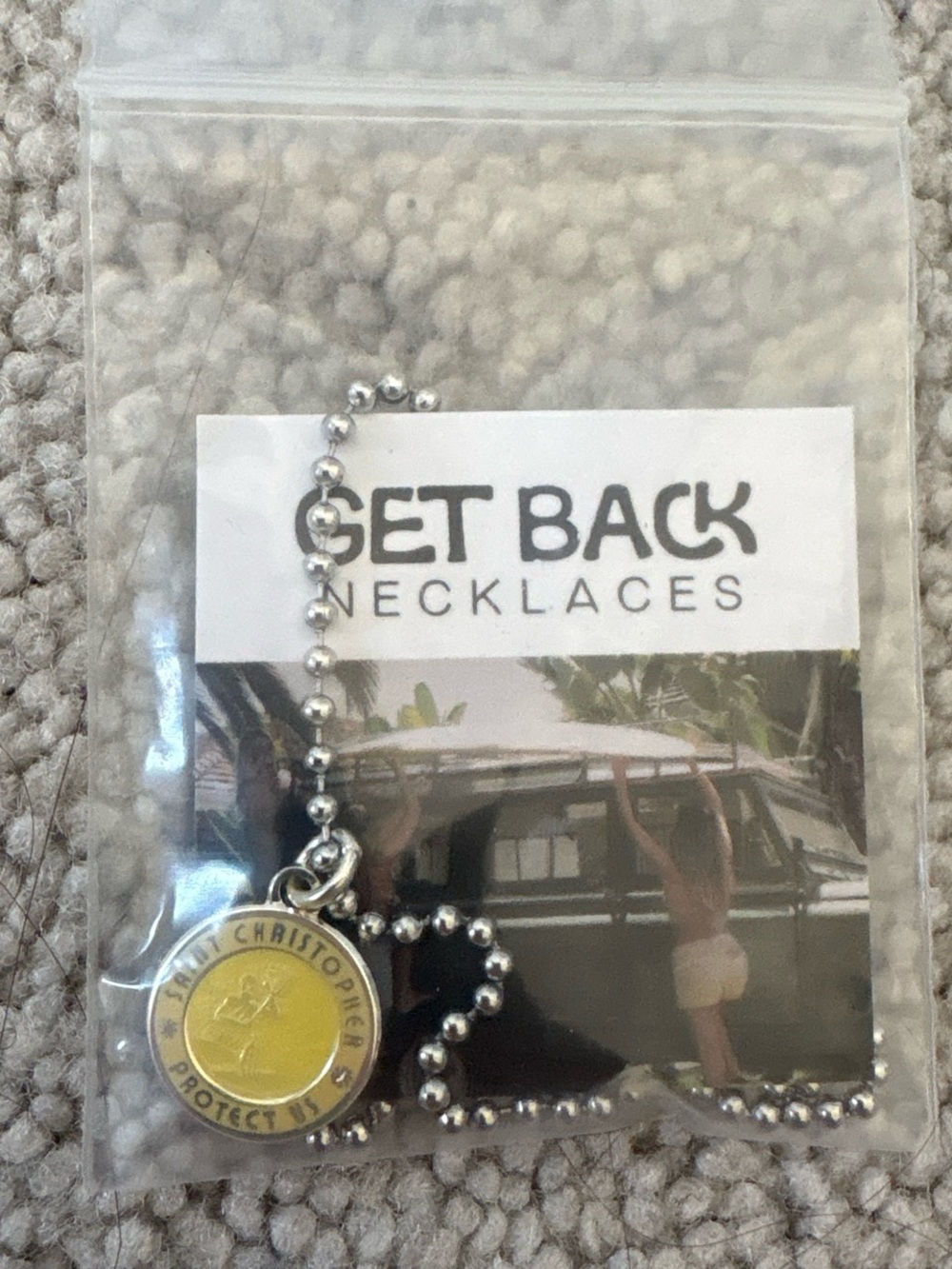 Get Back Necklaces saint Christopher necklace
